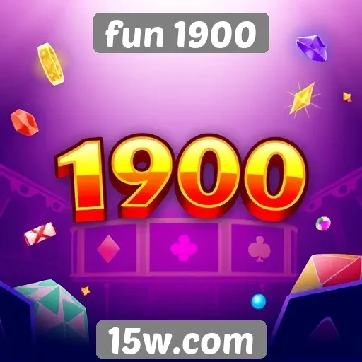 Diversidade de jogos disponíveis no fun 1900