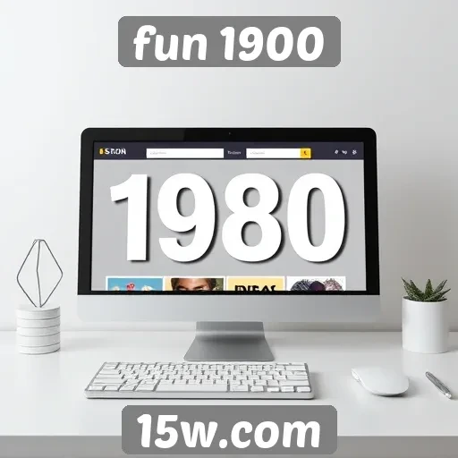 Avaliação da interface do site fun 1900